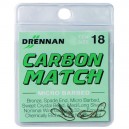 DRENNAN HOOK CARBON MATCH 10pcs