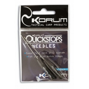 KORUM QUICKSTOPS NEEDLES 2pcs