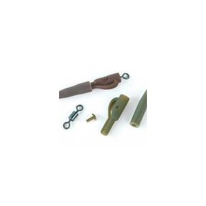 FOX SAFETY LEAD CLIPS CAMO BROWN 10pcs